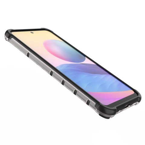 Honeycomb etui pancerny pokrowiec z żelową ramką Xiaomi Redmi Note 10 5G / Poco M3 Pro czarny Honeycomb etui pancerny pokrowiec z żelową ramką Xiaomi Redmi Note 10 5G / Poco M3 Pro czarny