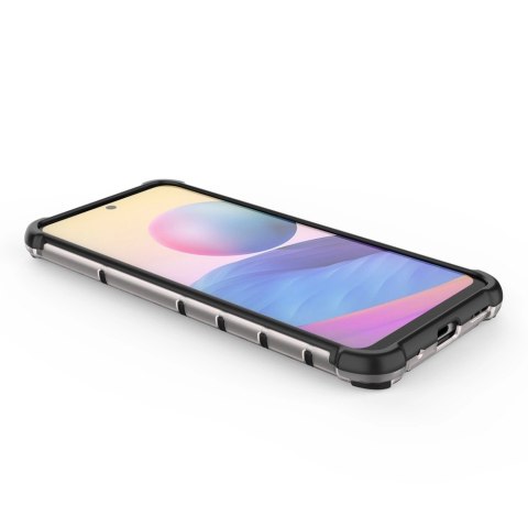 Honeycomb etui pancerny pokrowiec z żelową ramką Xiaomi Redmi Note 10 5G / Poco M3 Pro czarny Honeycomb etui pancerny pokrowiec z żelową ramką Xiaomi Redmi Note 10 5G / Poco M3 Pro czarny