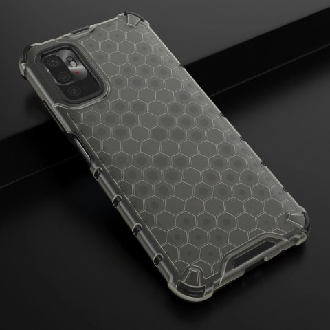 Honeycomb etui pancerny pokrowiec z żelową ramką Xiaomi Redmi Note 10 5G / Poco M3 Pro czarny Honeycomb etui pancerny pokrowiec z żelową ramką Xiaomi Redmi Note 10 5G / Poco M3 Pro czarny