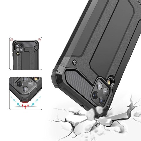 Hybrid Armor pancerne hybrydowe etui pokrowiec Samsung Galaxy A22 4G niebieski Hybrid Armor pancerne hybrydowe etui pokrowiec Samsung Galaxy A22 4G niebieski