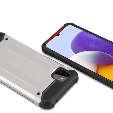 Hybrid Armor pancerne hybrydowe etui pokrowiec Samsung Galaxy A22 5G czarny Hybrid Armor pancerne hybrydowe etui pokrowiec Samsung Galaxy A22 5G czarny