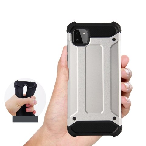 Hybrid Armor pancerne hybrydowe etui pokrowiec Samsung Galaxy A22 5G czarny Hybrid Armor pancerne hybrydowe etui pokrowiec Samsung Galaxy A22 5G czarny