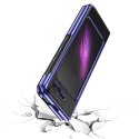 Plating Case hard case pokrowiec etui z metaliczną ramką Samsung Galaxy Fold niebieski Plating Case hard case pokrowiec etui z metaliczną ramką Samsung Galaxy Fold niebieski