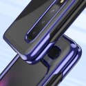 Plating Case hard case pokrowiec etui z metaliczną ramką Samsung Galaxy Fold niebieski Plating Case hard case pokrowiec etui z metaliczną ramką Samsung Galaxy Fold niebieski