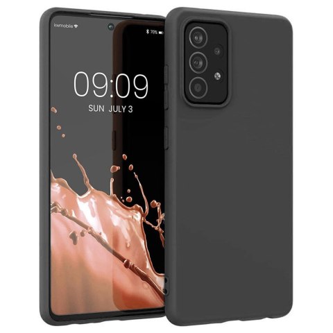 Silicone Case elastyczne silikonowe etui pokrowiec Samsung Galaxy A22 4G czarny Silicone Case elastyczne silikonowe etui pokrowiec Samsung Galaxy A22 4G czarny