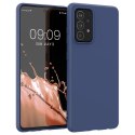 Silicone Case elastyczne silikonowe etui pokrowiec Samsung Galaxy A22 4G niebieski Silicone Case elastyczne silikonowe etui pokrowiec Samsung Galaxy A22 4G niebieski