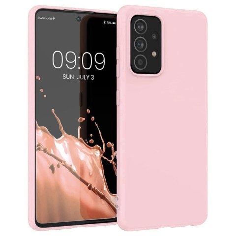 Silicone Case elastyczne silikonowe etui pokrowiec Samsung Galaxy A22 4G różowy Silicone Case elastyczne silikonowe etui pokrowiec Samsung Galaxy A22 4G różowy