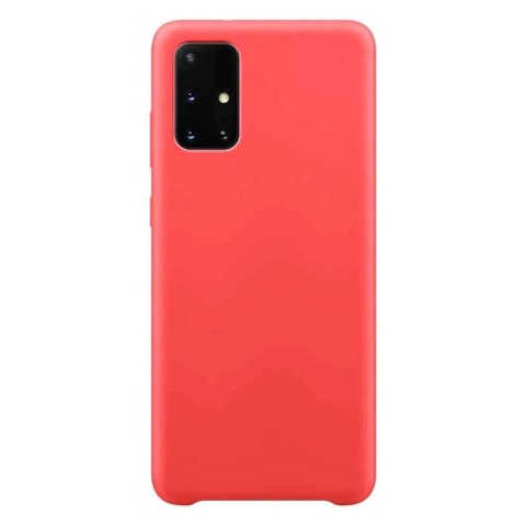 Silicone Case elastyczne silikonowe etui pokrowiec Samsung Galaxy A72 4G czerwony Silicone Case elastyczne silikonowe etui pokrowiec Samsung Galaxy A72 4G czerwony