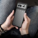 Thunder Case elastyczne pancerne etui pokrowiec Google Pixel 6 czarny Thunder Case elastyczne pancerne etui pokrowiec Google Pixel 6 czarny