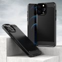 Carbon Case elastyczne etui pokrowiec iPhone 13 Pro Max czarny Carbon Case elastyczne etui pokrowiec iPhone 13 Pro Max czarny