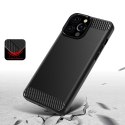 Carbon Case elastyczne etui pokrowiec iPhone 13 Pro Max czarny Carbon Case elastyczne etui pokrowiec iPhone 13 Pro Max czarny