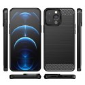 Carbon Case elastyczne etui pokrowiec iPhone 13 Pro Max czarny Carbon Case elastyczne etui pokrowiec iPhone 13 Pro Max czarny