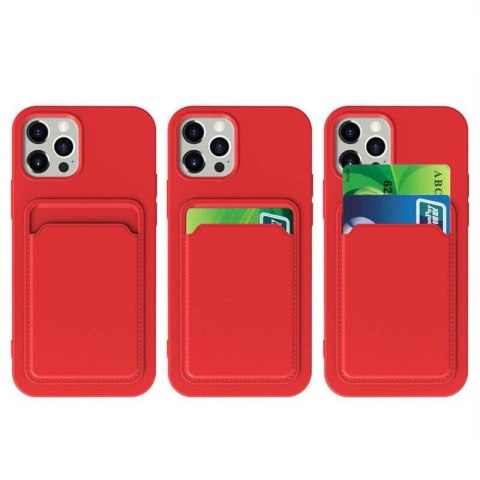 Card Case silikonowe etui portfel z kieszonką na kartę dokumenty do Samsung Galaxy A42 5G ciemnozielony Card Case silikonowe etui portfel z kieszonką na kartę dokumenty do Samsung Galaxy A42 5G ciemnozielony