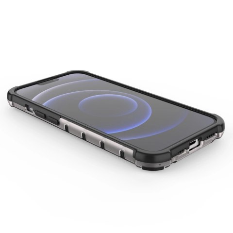 Honeycomb etui pancerny pokrowiec z żelową ramką iPhone 13 Pro zielony Honeycomb etui pancerny pokrowiec z żelową ramką iPhone 13 Pro zielony