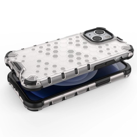 Honeycomb etui pancerny pokrowiec z żelową ramką iPhone 13 mini czerwony Honeycomb etui pancerny pokrowiec z żelową ramką iPhone 13 mini czerwony