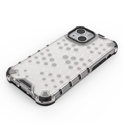 Honeycomb etui pancerny pokrowiec z żelową ramką iPhone 13 mini czerwony Honeycomb etui pancerny pokrowiec z żelową ramką iPhone 13 mini czerwony