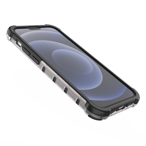 Honeycomb etui pancerny pokrowiec z żelową ramką iPhone 13 mini przezroczysty Honeycomb etui pancerny pokrowiec z żelową ramką iPhone 13 mini przezroczysty