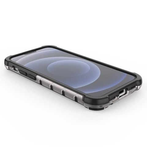 Honeycomb etui pancerny pokrowiec z żelową ramką iPhone 13 mini przezroczysty Honeycomb etui pancerny pokrowiec z żelową ramką iPhone 13 mini przezroczysty