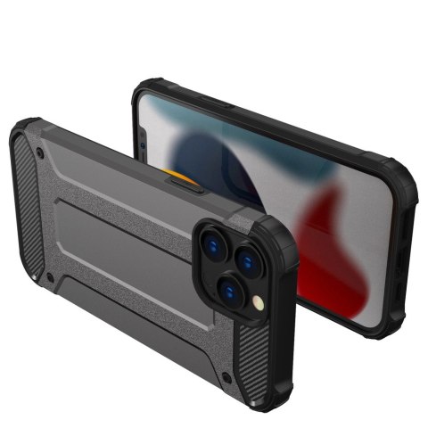 Hybrid Armor pancerne hybrydowe etui pokrowiec iPhone 13 Pro srebrny Hybrid Armor pancerne hybrydowe etui pokrowiec iPhone 13 Pro srebrny