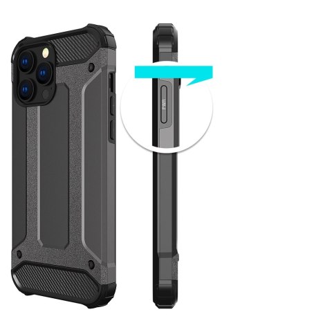 Hybrid Armor pancerne hybrydowe etui pokrowiec iPhone 13 Pro srebrny Hybrid Armor pancerne hybrydowe etui pokrowiec iPhone 13 Pro srebrny