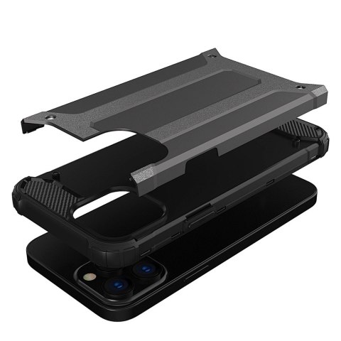 Hybrid Armor pancerne hybrydowe etui pokrowiec iPhone 13 Pro srebrny Hybrid Armor pancerne hybrydowe etui pokrowiec iPhone 13 Pro srebrny