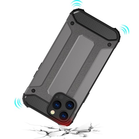 Hybrid Armor pancerne hybrydowe etui pokrowiec iPhone 13 Pro srebrny Hybrid Armor pancerne hybrydowe etui pokrowiec iPhone 13 Pro srebrny