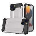 Hybrid Armor pancerne hybrydowe etui pokrowiec iPhone 13 srebrny Hybrid Armor pancerne hybrydowe etui pokrowiec iPhone 13 srebrny