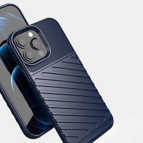 Thunder Case elastyczne pancerne etui pokrowiec iPhone 13 Pro Max czarny Thunder Case elastyczne pancerne etui pokrowiec iPhone 13 Pro Max czarny