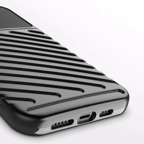 Thunder Case elastyczne pancerne etui pokrowiec iPhone 13 Pro Max czarny Thunder Case elastyczne pancerne etui pokrowiec iPhone 13 Pro Max czarny
