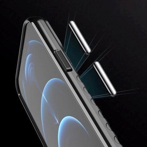 Thunder Case elastyczne pancerne etui pokrowiec iPhone 13 Pro Max czarny Thunder Case elastyczne pancerne etui pokrowiec iPhone 13 Pro Max czarny