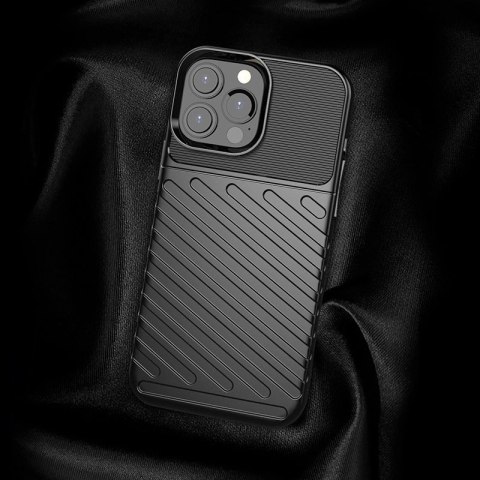 Thunder Case elastyczne pancerne etui pokrowiec iPhone 13 Pro Max zielony Thunder Case elastyczne pancerne etui pokrowiec iPhone 13 Pro Max zielony