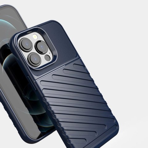 Thunder Case elastyczne pancerne etui pokrowiec iPhone 13 Pro niebieski Thunder Case elastyczne pancerne etui pokrowiec iPhone 13 Pro niebieski