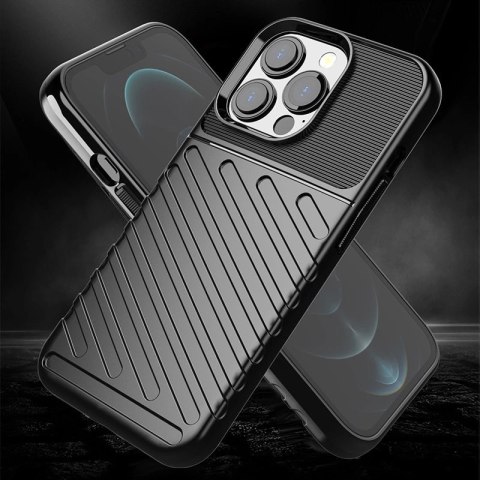 Thunder Case elastyczne pancerne etui pokrowiec iPhone 13 Pro niebieski Thunder Case elastyczne pancerne etui pokrowiec iPhone 13 Pro niebieski