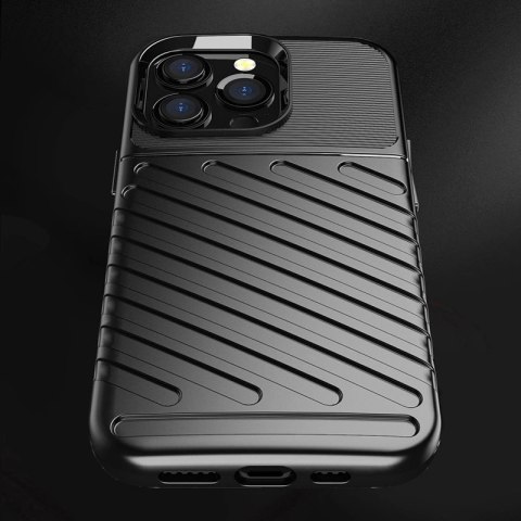 Thunder Case elastyczne pancerne etui pokrowiec iPhone 13 Pro niebieski Thunder Case elastyczne pancerne etui pokrowiec iPhone 13 Pro niebieski