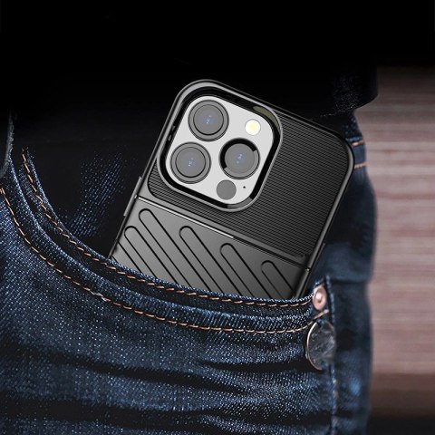 Thunder Case elastyczne pancerne etui pokrowiec iPhone 13 Pro niebieski Thunder Case elastyczne pancerne etui pokrowiec iPhone 13 Pro niebieski