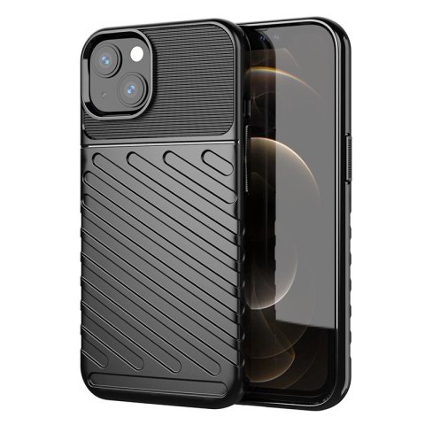 Thunder Case elastyczne pancerne etui pokrowiec iPhone 13 mini czarny Thunder Case elastyczne pancerne etui pokrowiec iPhone 13 mini czarny