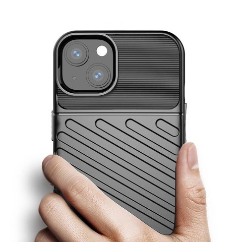 Thunder Case elastyczne pancerne etui pokrowiec iPhone 13 mini czarny Thunder Case elastyczne pancerne etui pokrowiec iPhone 13 mini czarny