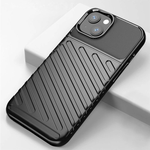 Thunder Case elastyczne pancerne etui pokrowiec iPhone 13 mini czarny Thunder Case elastyczne pancerne etui pokrowiec iPhone 13 mini czarny