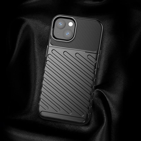 Thunder Case elastyczne pancerne etui pokrowiec iPhone 13 mini czarny Thunder Case elastyczne pancerne etui pokrowiec iPhone 13 mini czarny