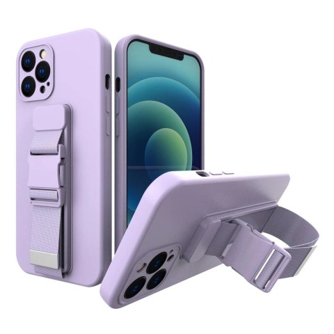 Rope case żelowe etui ze smyczą łańcuszkiem torebka smycz iPhone 11 Pro fioletowy Rope case żelowe etui ze smyczą łańcuszkiem torebka smycz iPhone 11 Pro fioletowy