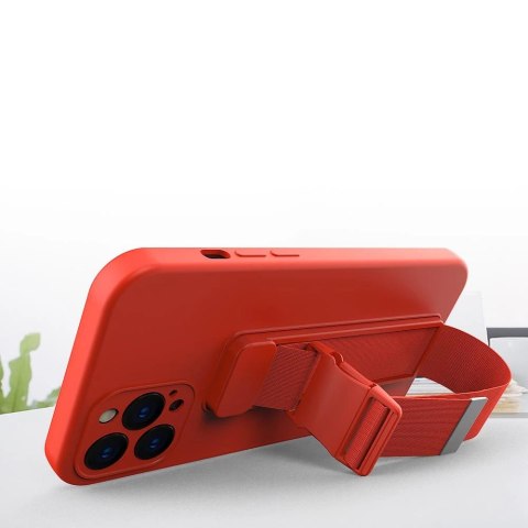 Rope case żelowe etui ze smyczą łańcuszkiem torebka smycz Xiaomi Redmi Note 9 Pro / Redmi Note 9S niebieski Rope case żelowe etui ze smyczą łańcuszkiem torebka smycz Xiaomi Redmi Note 9 Pro / Redmi Note 9S niebieski
