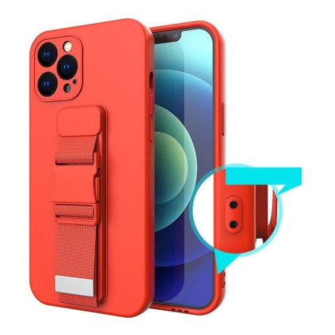 Rope case żelowe etui ze smyczą łańcuszkiem torebka smycz Xiaomi Redmi Note 9 Pro / Redmi Note 9S niebieski Rope case żelowe etui ze smyczą łańcuszkiem torebka smycz Xiaomi Redmi Note 9 Pro / Redmi Note 9S niebieski