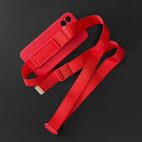 Rope case żelowe etui ze smyczą łańcuszkiem torebka smycz Xiaomi Redmi Note 9 Pro / Redmi Note 9S niebieski Rope case żelowe etui ze smyczą łańcuszkiem torebka smycz Xiaomi Redmi Note 9 Pro / Redmi Note 9S niebieski