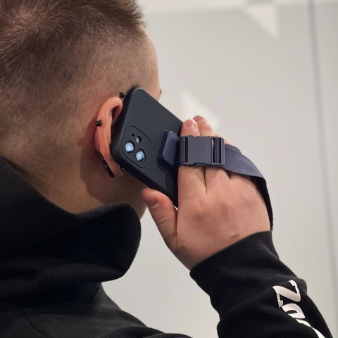 Rope case żelowe etui ze smyczą łańcuszkiem torebka smycz Xiaomi Redmi Note 9 Pro / Redmi Note 9S niebieski Rope case żelowe etui ze smyczą łańcuszkiem torebka smycz Xiaomi Redmi Note 9 Pro / Redmi Note 9S niebieski