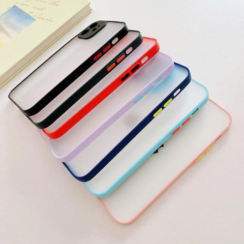 Milky Case silikonowe elastyczne półprzezroczyste etui do Samsung Galaxy A72 4G czarny Milky Case silikonowe elastyczne półprzezroczyste etui do Samsung Galaxy A72 4G czarny