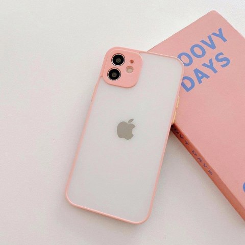 Milky Case silikonowe elastyczne półprzezroczyste etui do Samsung Galaxy A72 4G różowy Milky Case silikonowe elastyczne półprzezroczyste etui do Samsung Galaxy A72 4G różowy