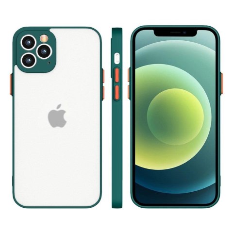 Milky Case silikonowe elastyczne półprzezroczyste etui do Xiaomi Redmi 9T ciemnozielony Milky Case silikonowe elastyczne półprzezroczyste etui do Xiaomi Redmi 9T ciemnozielony