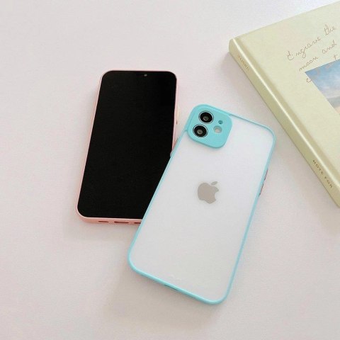Milky Case silikonowe elastyczne półprzezroczyste etui do Xiaomi Redmi Note 10 5G / Poco M3 Pro niebieski Milky Case silikonowe elastyczne półprzezroczyste etui do Xiaomi Redmi Note 10 5G / Poco M3 Pro niebieski