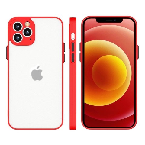 Milky Case silikonowe elastyczne półprzezroczyste etui do Xiaomi Redmi Note 10 / Redmi Note 10S czerwony Milky Case silikonowe elastyczne półprzezroczyste etui do Xiaomi Redmi Note 10 / Redmi Note 10S czerwony