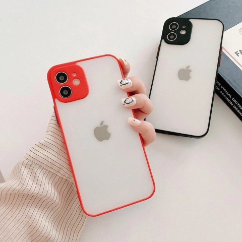 Milky Case silikonowe elastyczne półprzezroczyste etui do Xiaomi Redmi Note 10 / Redmi Note 10S czerwony Milky Case silikonowe elastyczne półprzezroczyste etui do Xiaomi Redmi Note 10 / Redmi Note 10S czerwony